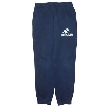 Adidas Men Blue M Sweatpants Tapered Fleece Joggers
