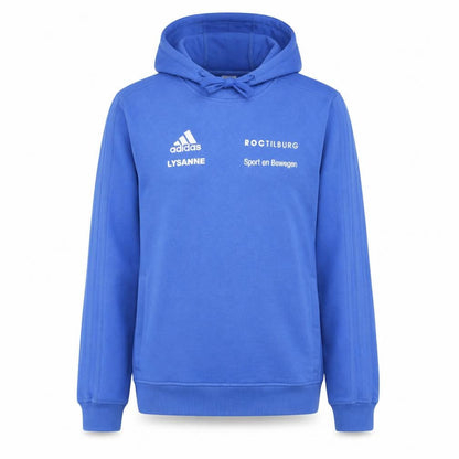Adidas Men's Blue Pullover Hoodie Small Athletic Fit