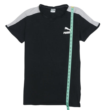 Puma Men's Black Crew Neck Short Sleeve Sports T-Shirt Size L