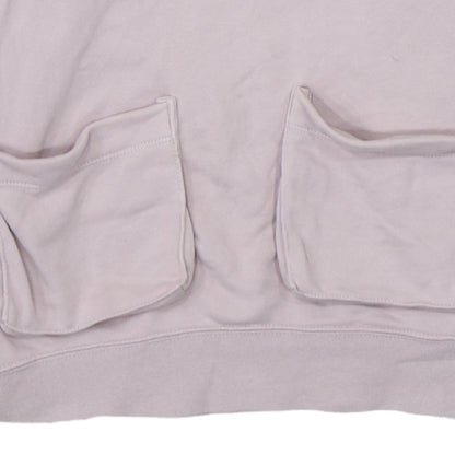 Nike Women’s Beige XS Pullover Hoodie with Drawstring & Kangaroo Pockets