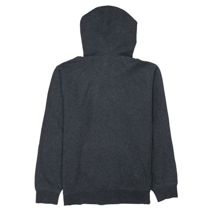 Champion Womens Dark Grey Pullover Hoodie L Logo Graphic Casual