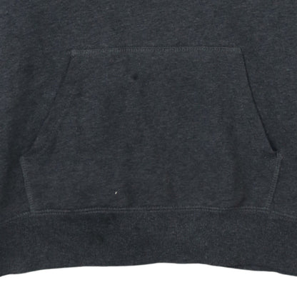 Champion Womens Dark Grey Pullover Hoodie L Logo Graphic Casual