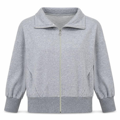 Puma Womens Grey Full Zip Sweatshirt UK 14