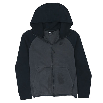 Nike Men's Grey Full Zip Hoodie Small Regular Fit Sportswear