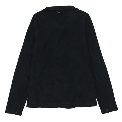 The North Face Women's Black Fleece Full Zip Jacket Size M