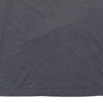 FILA Men's Grey Colourblock Logo T-Shirt Size M