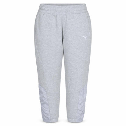 Front view of Puma Women Grey Jogger Trousers, size 12, Elastic Waist