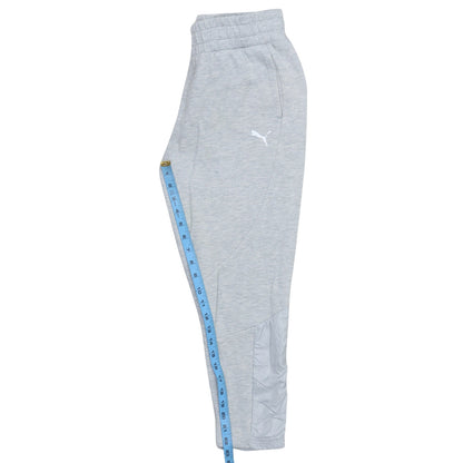 Puma Women Grey Jogger Trousers Size 12 Elastic Waist
