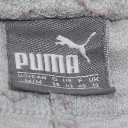 Puma Women Grey Jogger Trousers Size 12 Elastic Waist