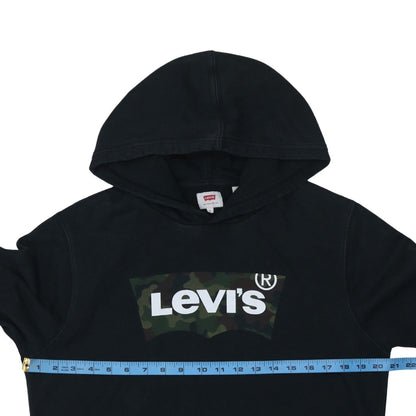 Levi's Men's Black Camouflage Logo Pullover Hoodie Size S