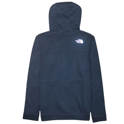 The North Face Boys Navy Full Zip Hoodie XL Cotton Blend Casual