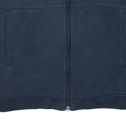 The North Face Boys Navy Full Zip Hoodie XL Cotton Blend Casual