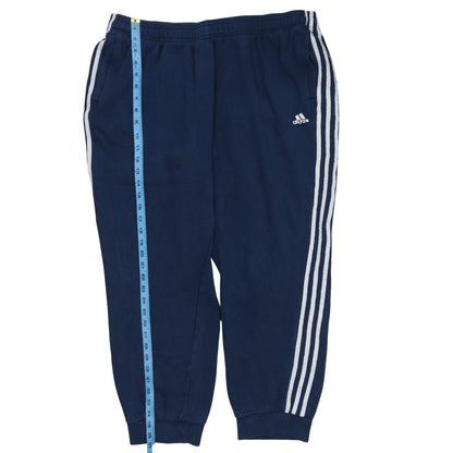 Adidas Men's Blue Jogger Sweatpants L Regular Fit Tapered Legs