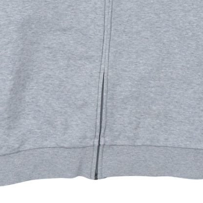 Adidas Mens Grey Full Zip Sweatshirt Jacket Size M Regular Fit