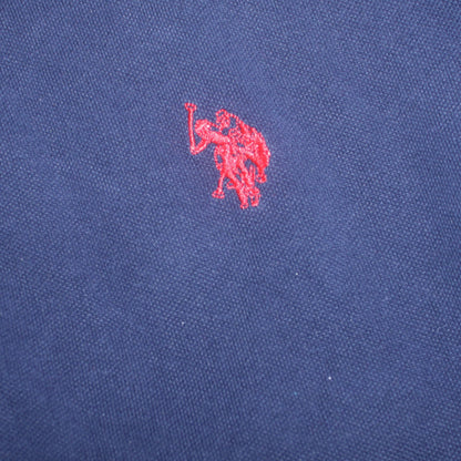 U.S. Polo Assn. Men's Blue Regular Fit Cotton Polo Shirt L
