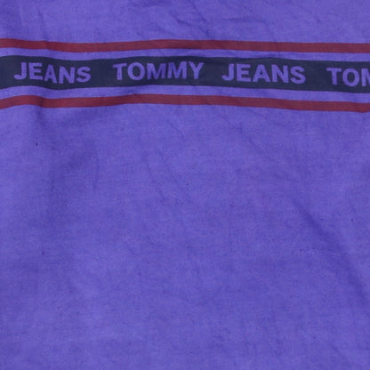 Tommy Jeans Men's Purple Logo Crew Neck Sweatshirt Size M