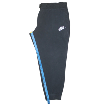 Nike Men's Black XL Jogger Sweatpants Elastic Waist Tapered Fit