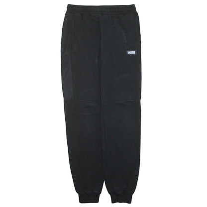 Puma Boys Black Jogger Sweatpants 14 Years Cotton Blend Fleece Trousers