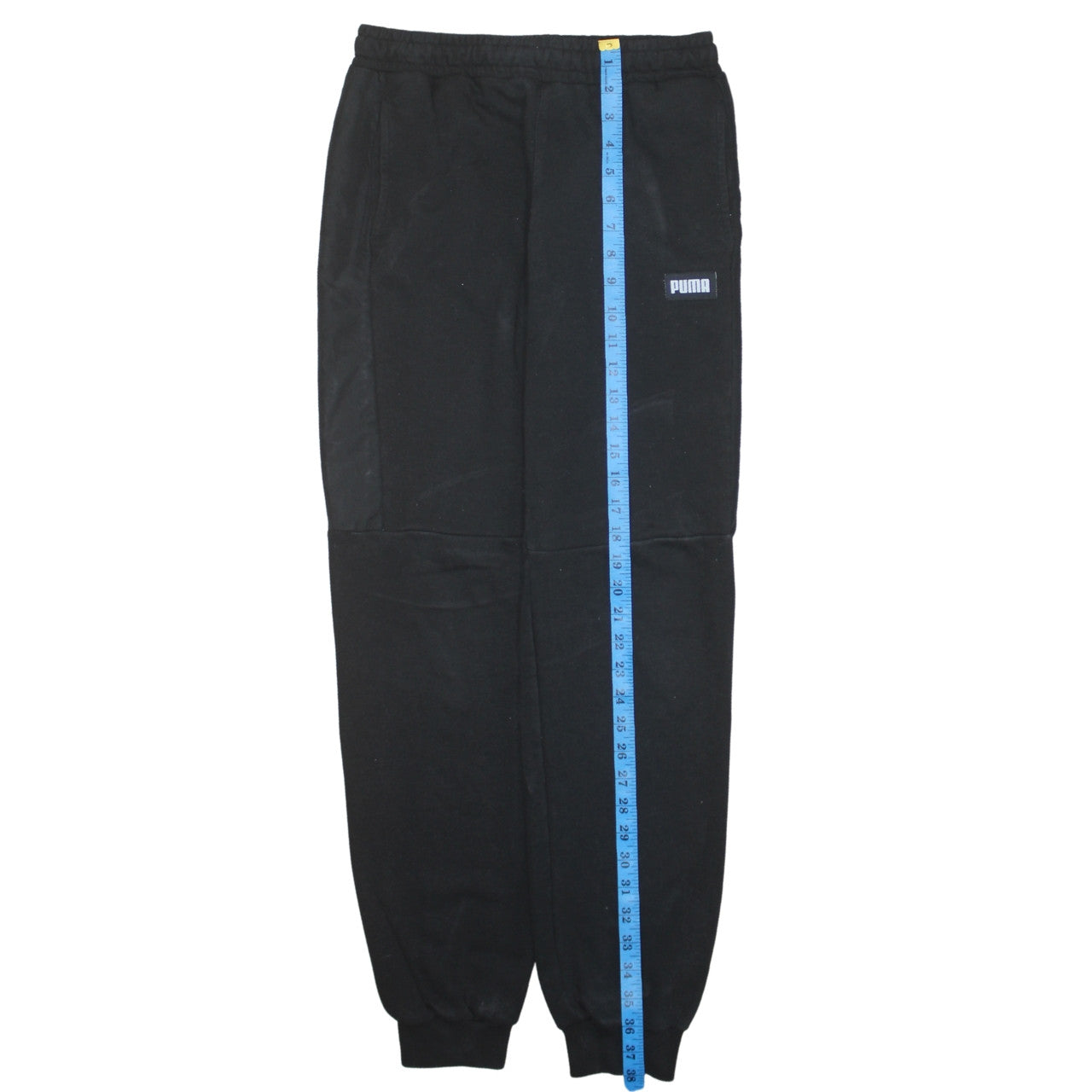 Puma Boys Black Jogger Sweatpants 14 Years Cotton Blend Fleece Trousers