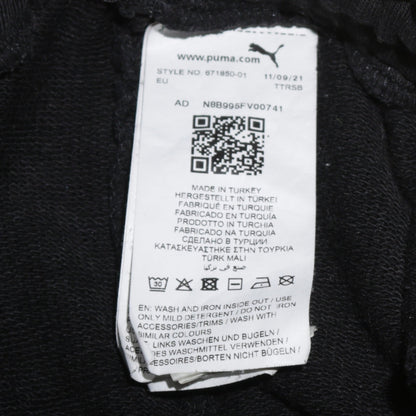 Puma Boys Black Jogger Sweatpants 14 Years Cotton Blend Fleece Trousers