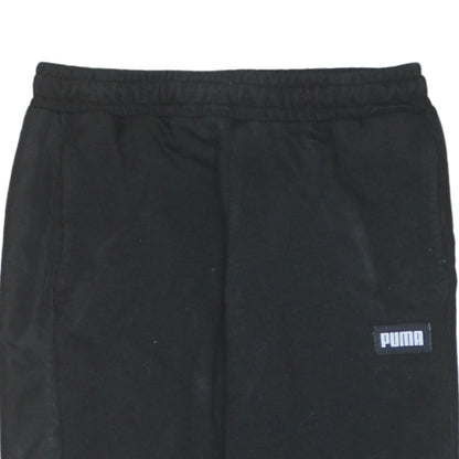 Puma Boys Black Jogger Sweatpants 14 Years Cotton Blend Fleece Trousers