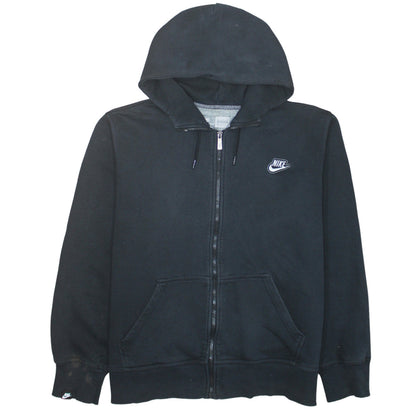 Nike Men's Black Full Zip Hoodie XL Sportswear Fleece Sweatshirt