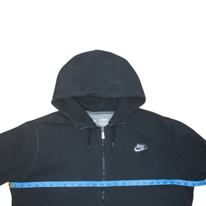 Nike Men's Black Full Zip Hoodie XL Sportswear Fleece Sweatshirt
