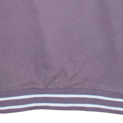 Fila Men Brown Crew Neck Pullover Sweatshirt Size L Classic Logo