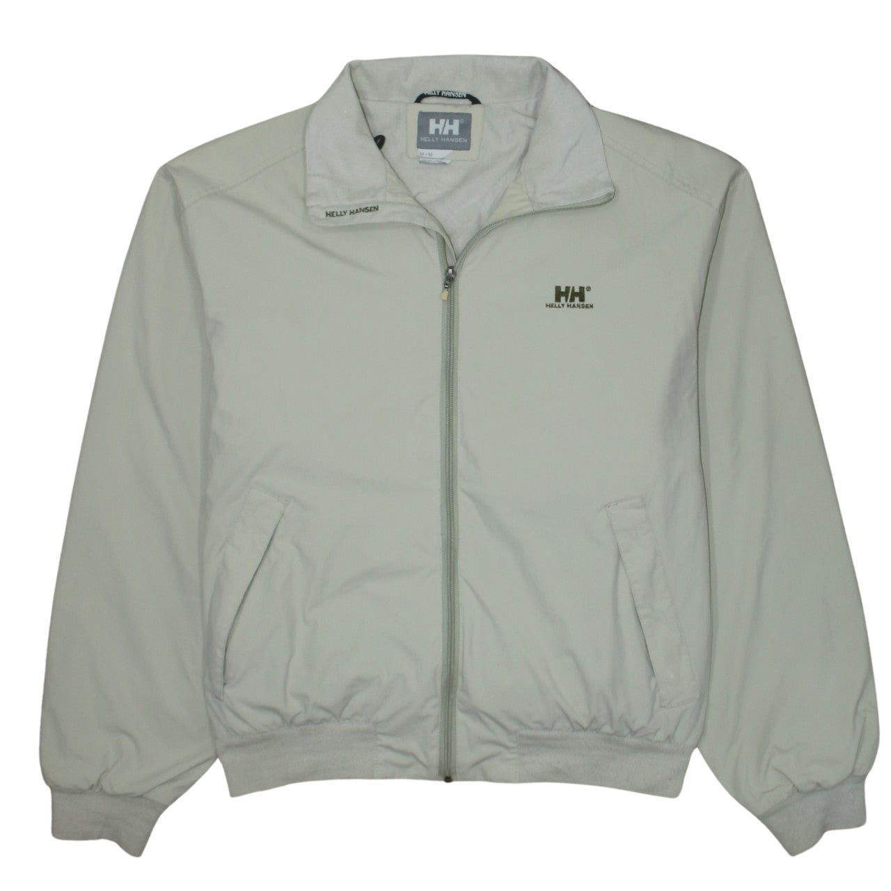 Helly Hansen Men's Beige Nylon Lightweight Full Zip Jacket M