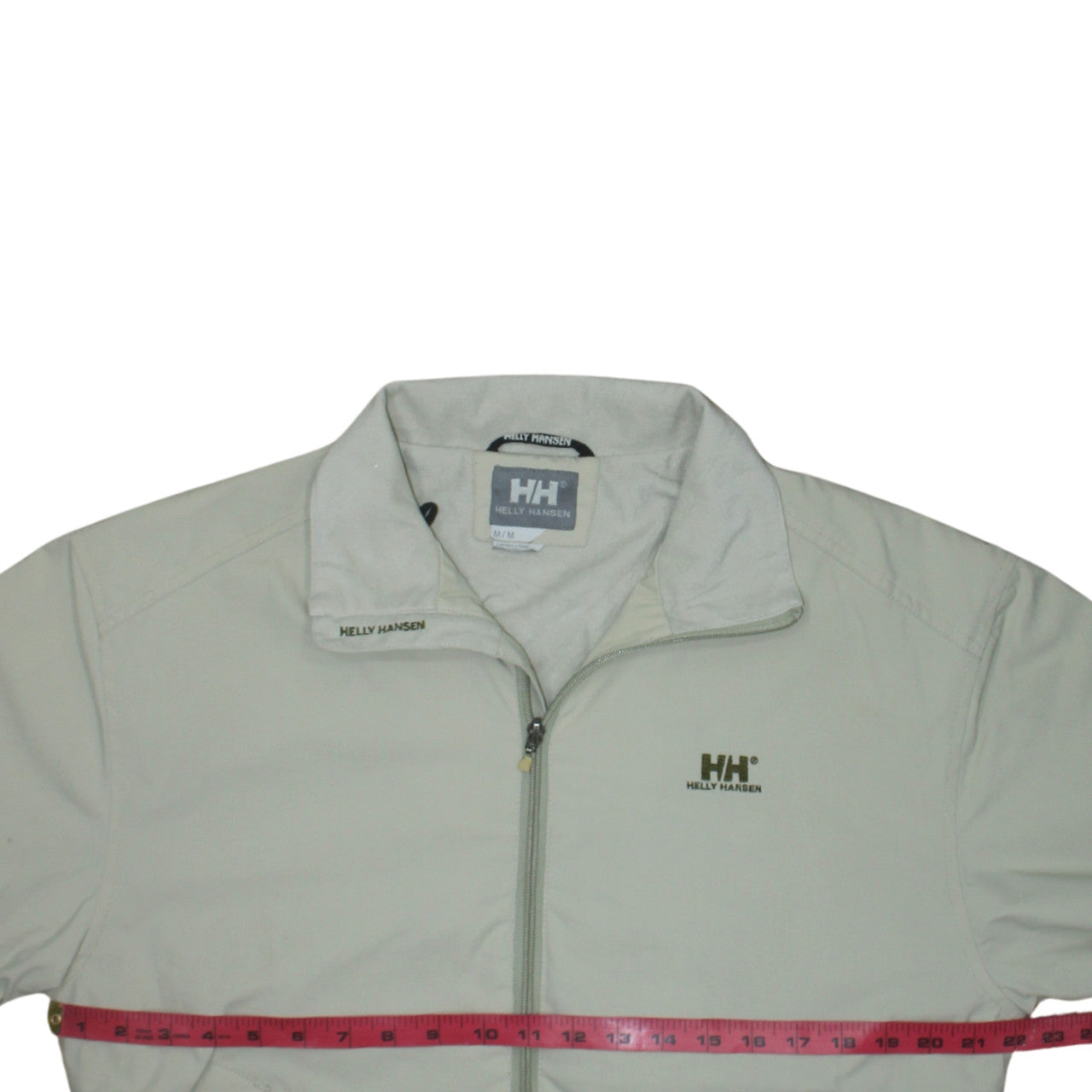 Helly Hansen Men's Beige Nylon Lightweight Full Zip Jacket M