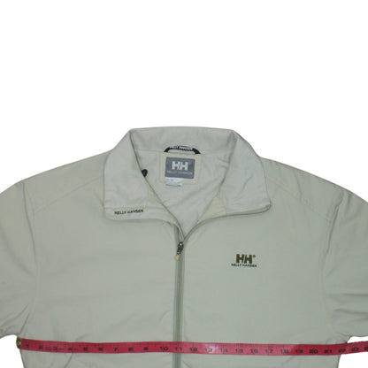 Helly Hansen Men's Beige Nylon Lightweight Full Zip Jacket M