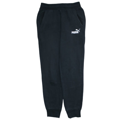Puma Men's Black Small Regular Fit Fleece Sweatpants