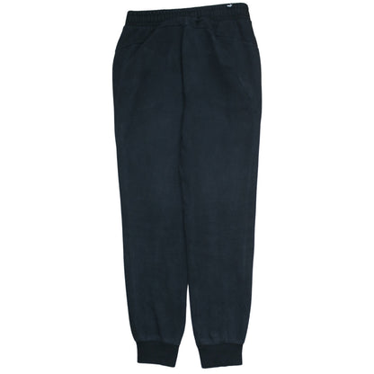 Puma Men's Black Small Regular Fit Fleece Sweatpants