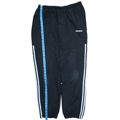 Adidas Men's Black Joggers L Elastic Waist Sports Trousers