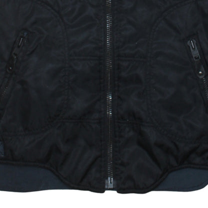 Wrangler Men's Black L Padded Waistcoat Bodywarmer Vest