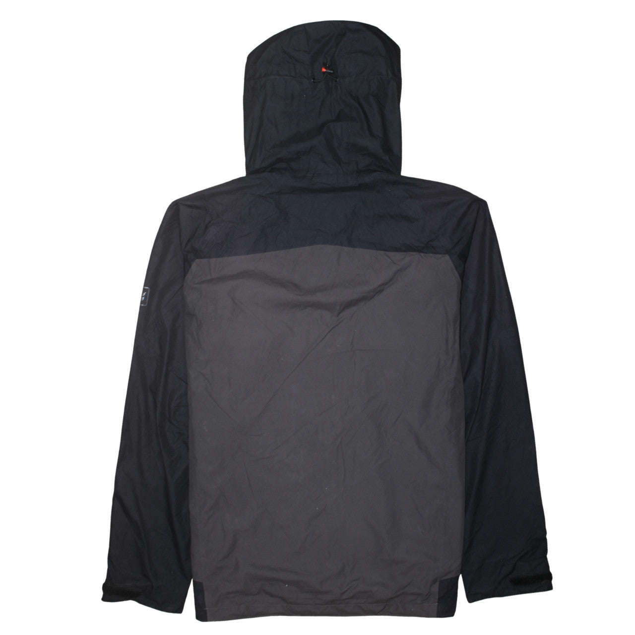 Jack Wolfskin Men's Black L Waterproof Hooded Rain Jacket Size L