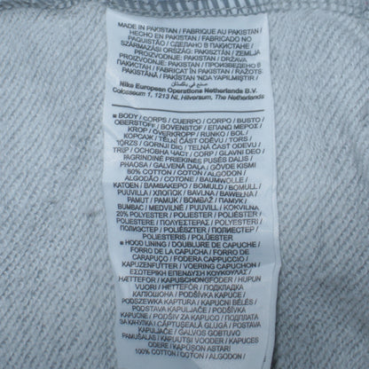 Nike Men's Grey Pullover Hoodie Small Regular Fit Sportswear