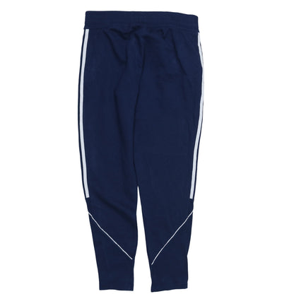 adidas Womens Blue Jogger Trousers Size M Elastic Waist Fleece