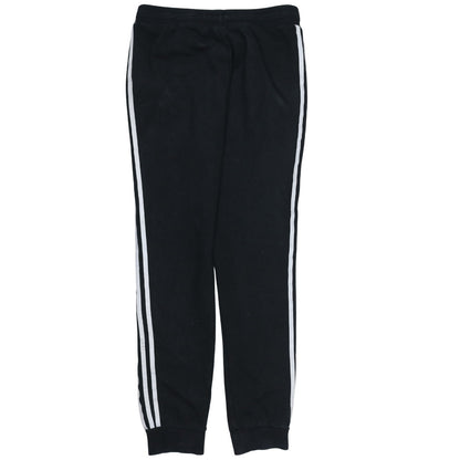 Adidas Boys Black Jogger Trousers 15-16 Years Elastic Waist Pockets