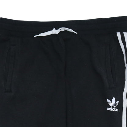 Adidas Boys Black Jogger Trousers 15-16 Years Elastic Waist Pockets