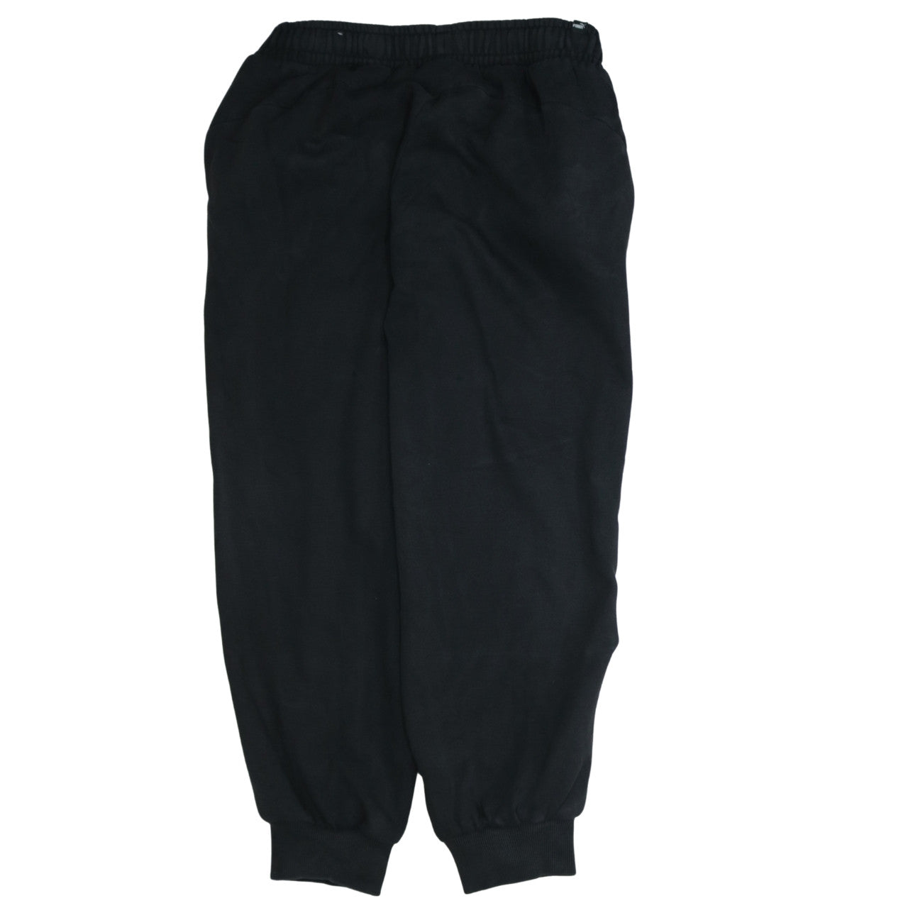 Puma Men Black Medium Sweatpants Regular Fit Logo Tapered