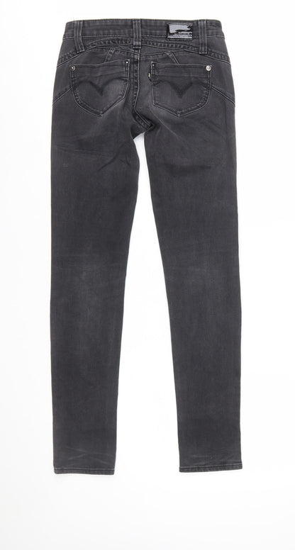 Levi's Women Black Low Rise Skinny Jeans Size 25