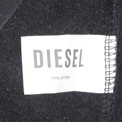 Diesel Men's Black Cotton Logo Pullover Sweatshirt Size S