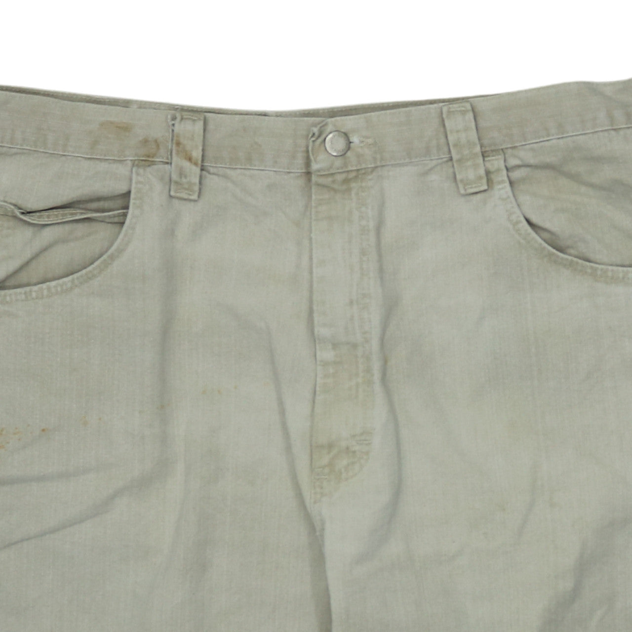 Wrangler Men's Beige Cargo Shorts Size 38 Cotton Workwear