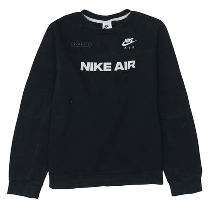 Nike Air Boys Black XL Sweatshirt Pullover Crew Neck Logo Print