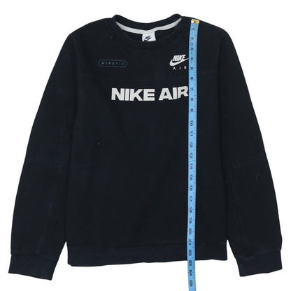 Nike Air Boys Black XL Sweatshirt Pullover Crew Neck Logo Print