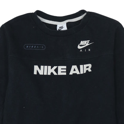 Nike Air Boys Black XL Sweatshirt Pullover Crew Neck Logo Print