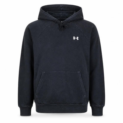 Under Armour Boys Black Small Pullover Hoodie Fleece Cotton Blend