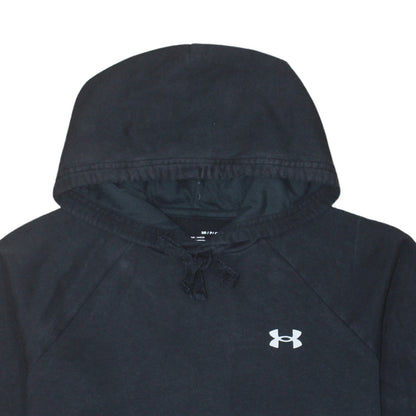 Under Armour Boys Black Small Pullover Hoodie Fleece Cotton Blend