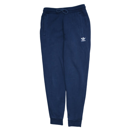 Adidas Men's Blue Joggers Size S Fleece Tapered Activewear Trousers